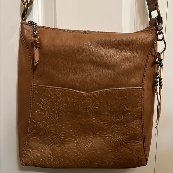 The SAK Lucia Crossbody Bag- Tobacco Floral Emboss - Picture 2 of 8